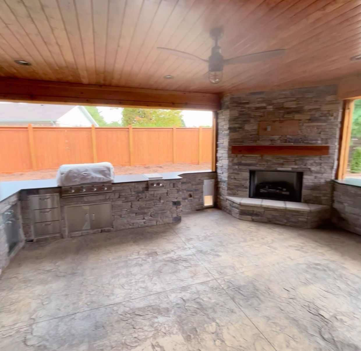 back porch renovation